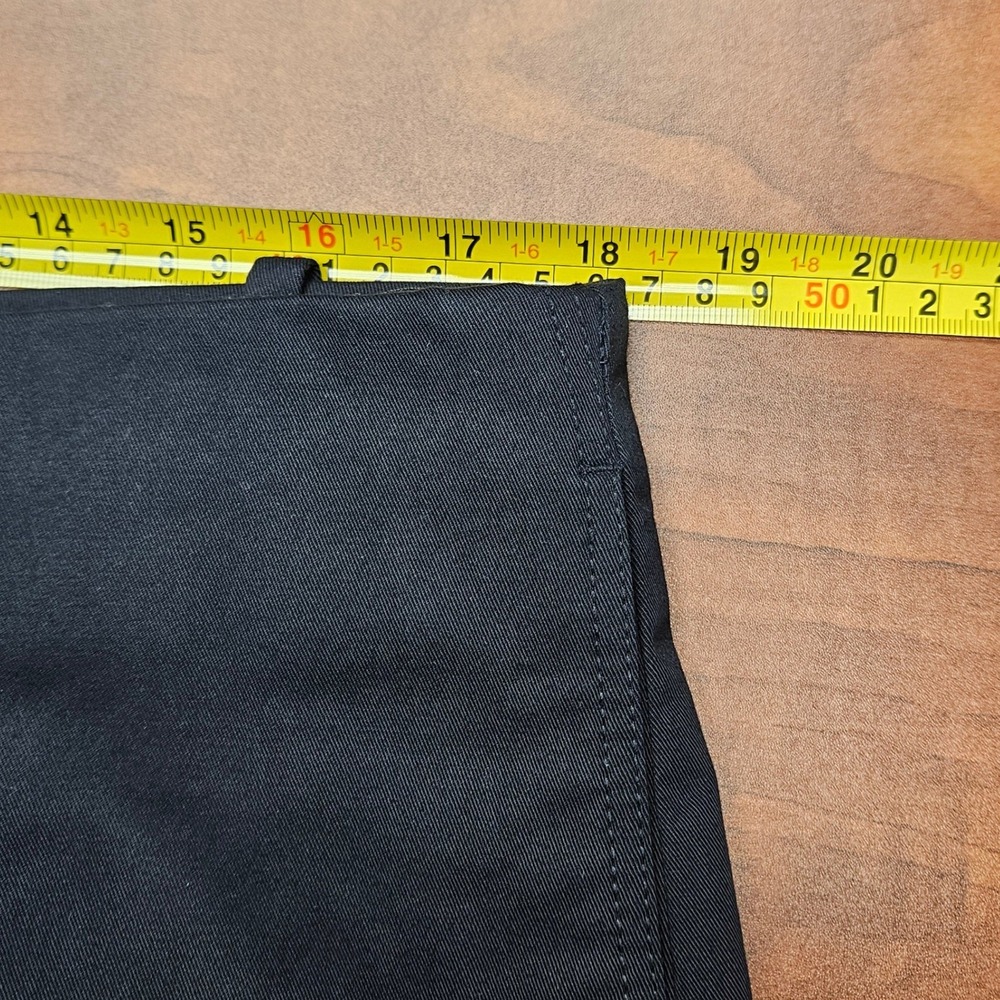 Zara Womens XL Balloon Barrel Leg Cropped Pleated Trousers Black High Rise - Picture 5 of 16